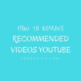 How to delete recommended videos on YouTube?